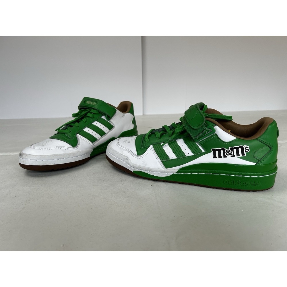 Size 9 Green M&M's x adidas Forum '84 Low Sneakers